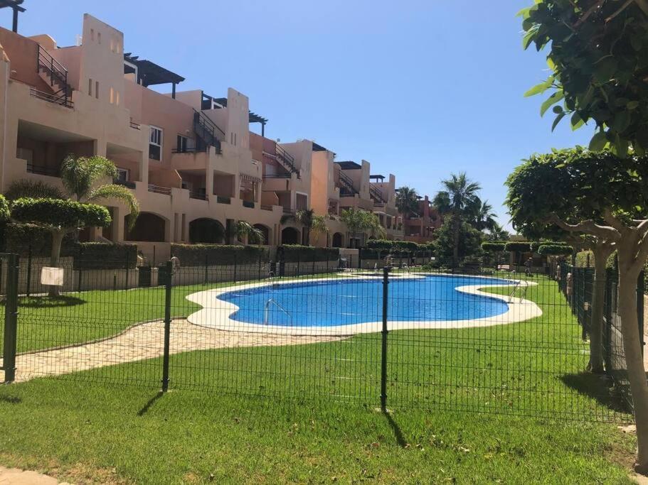 Apartmán Bajo Con Jardin A Pie De Playa Y Piscina Comunitaria Con Jacuzzi Playas de Vera Exteriér fotografie