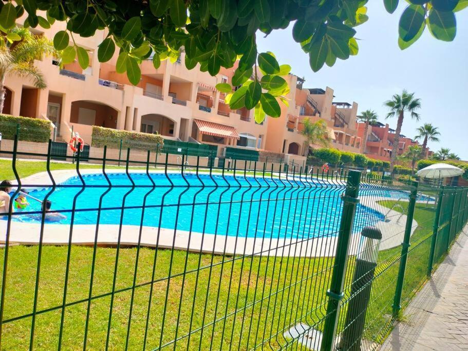 Apartmán Bajo Con Jardin A Pie De Playa Y Piscina Comunitaria Con Jacuzzi Playas de Vera Exteriér fotografie