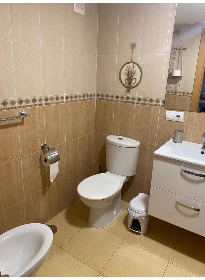 Apartmán Bajo Con Jardin A Pie De Playa Y Piscina Comunitaria Con Jacuzzi Playas de Vera Exteriér fotografie