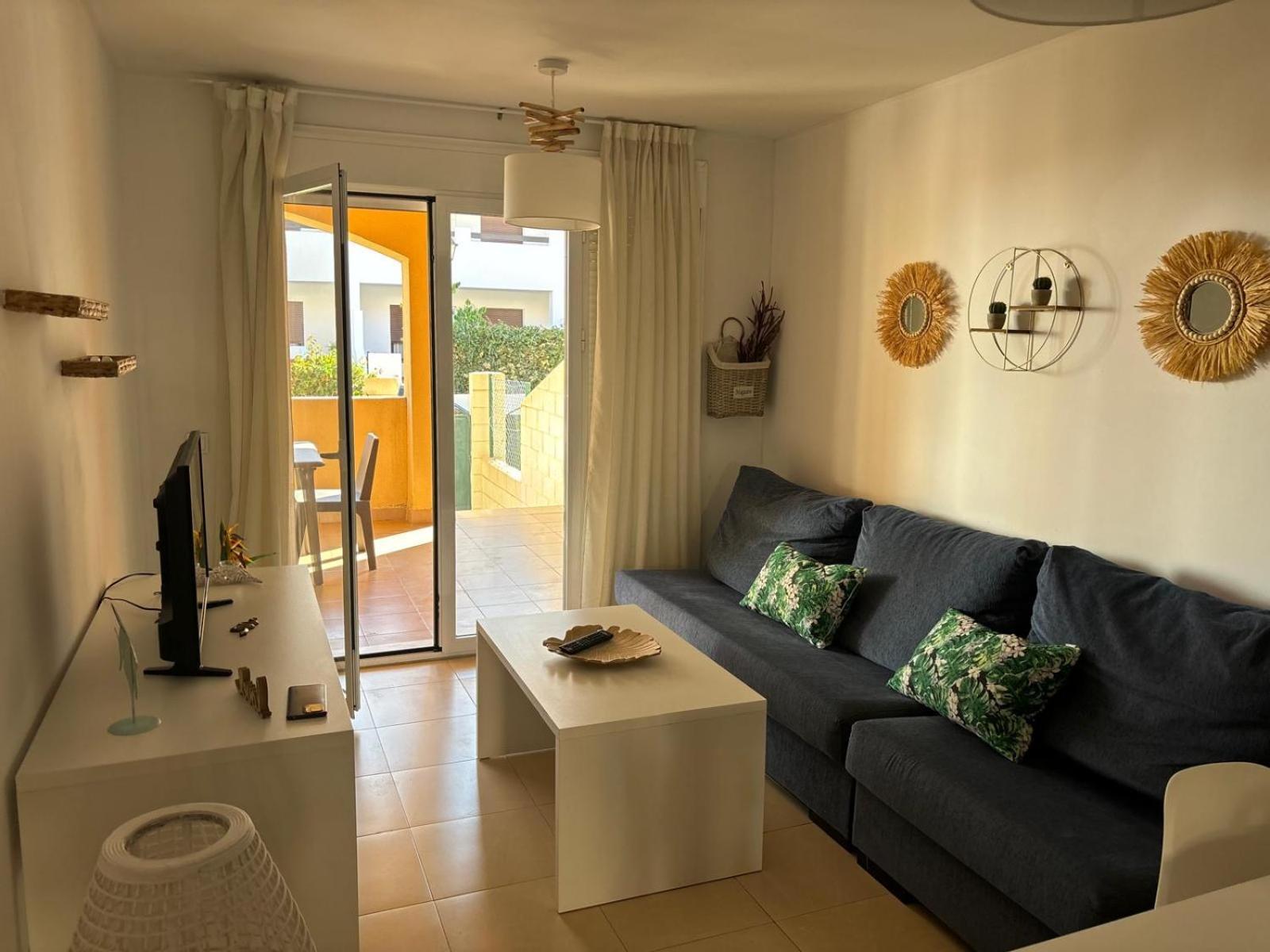 Apartmán Bajo Con Jardin A Pie De Playa Y Piscina Comunitaria Con Jacuzzi Playas de Vera Exteriér fotografie
