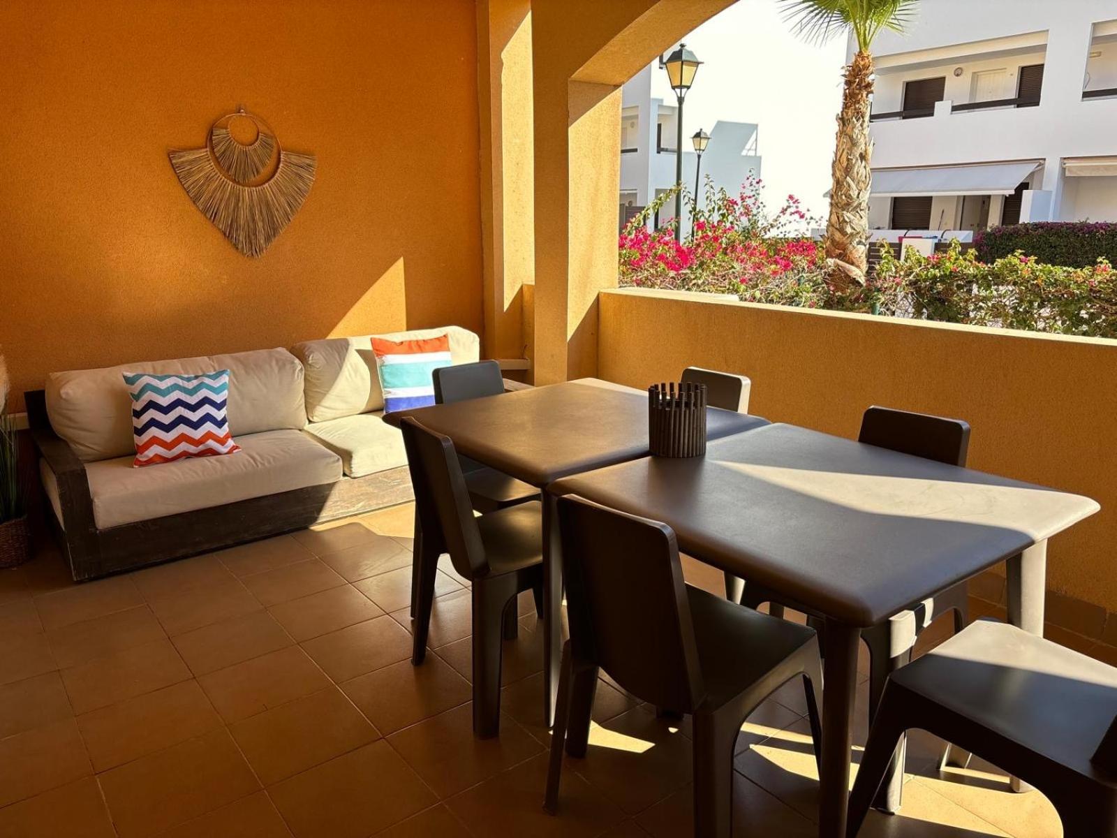 Apartmán Bajo Con Jardin A Pie De Playa Y Piscina Comunitaria Con Jacuzzi Playas de Vera Exteriér fotografie